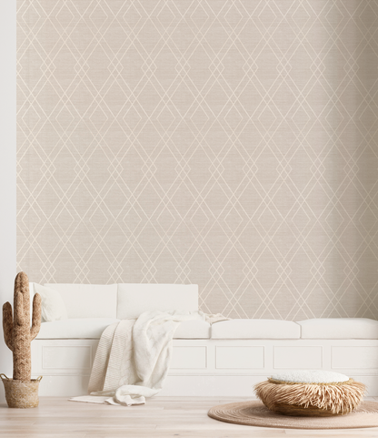 Rombos Textil Beige